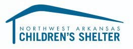 A blue and white logo for the northwest ark children 's hospital.